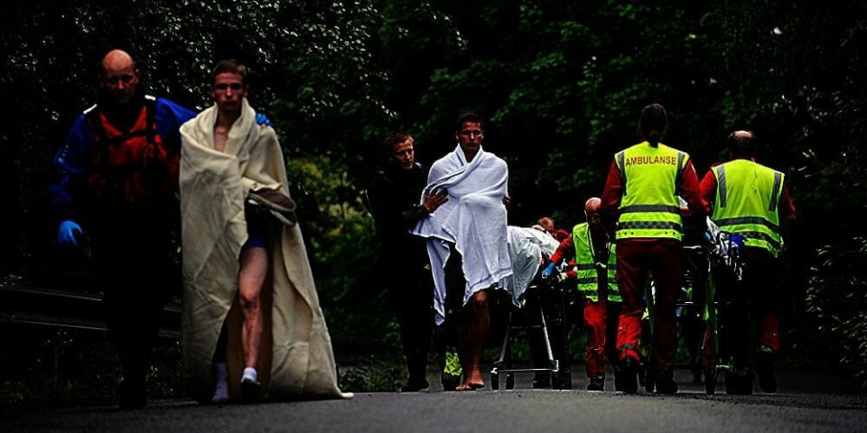 REDDET: Flere unge klarte å redde seg unna mannen som skjøt på Utøya fredag. Men minst 84 mennesker ble ofre.