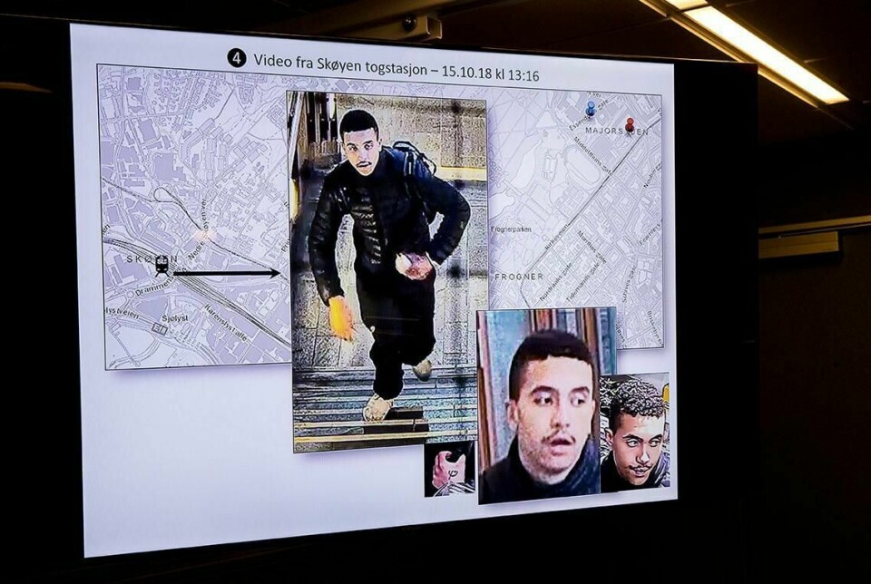 ETTERLYST: Dette er mannen som er etterlyst av politiet. De tror han har forbindelse med drapet på Majorstuen mandag.