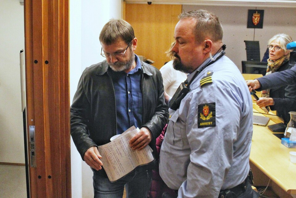FRI: Bildet viser Mikhail Botsjkarev under fengslingsmøtet i Oslo tingrett torsdag. Han er siktet for å ha spionert i Norge. Nå slippes han fri fra fengsel.