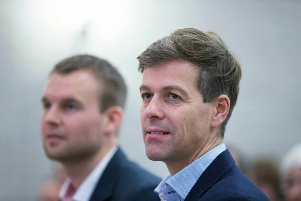 VALGET: KrF-leder Knut Arild Hareide (til venstre) og nestleder Kjell Ingolf Ropstad er uenige om veien videre for KrF. Den avgjøres fredag.