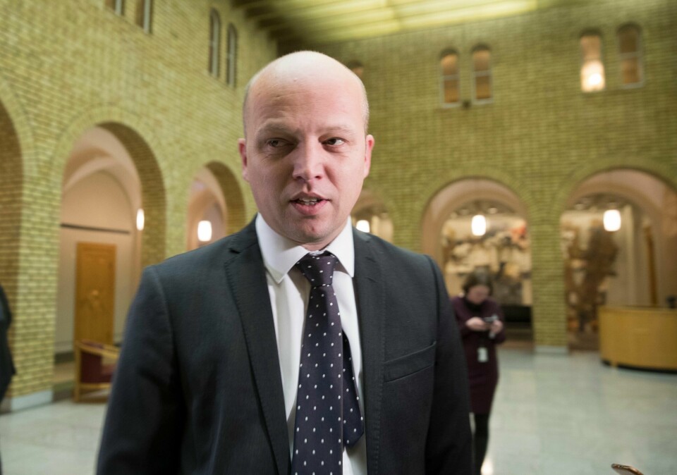 MISTILLIT: Trygve Slagsvold Vedum er leder i Senterpartiet (Sp). Partiet vurderer mistillit mot regjeringen.