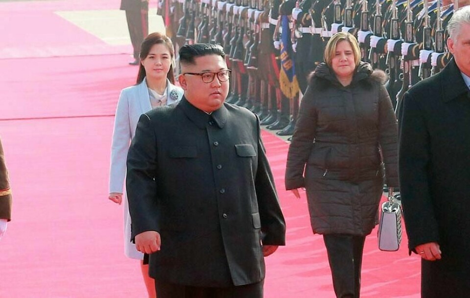 TEST: Nord-Korea sier de har testet et helt nytt våpen. På bildet er landets leder Kim Jong-un. Foto: Korean Central News Agency / Korea News Service via AP / NTB scanpix