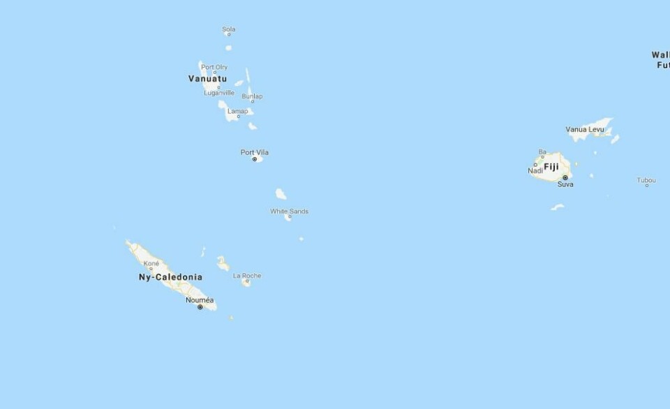 TSUNAMI: Det varsles at en tsunami er på vei til Ny-Caledonia i Stillehavet.