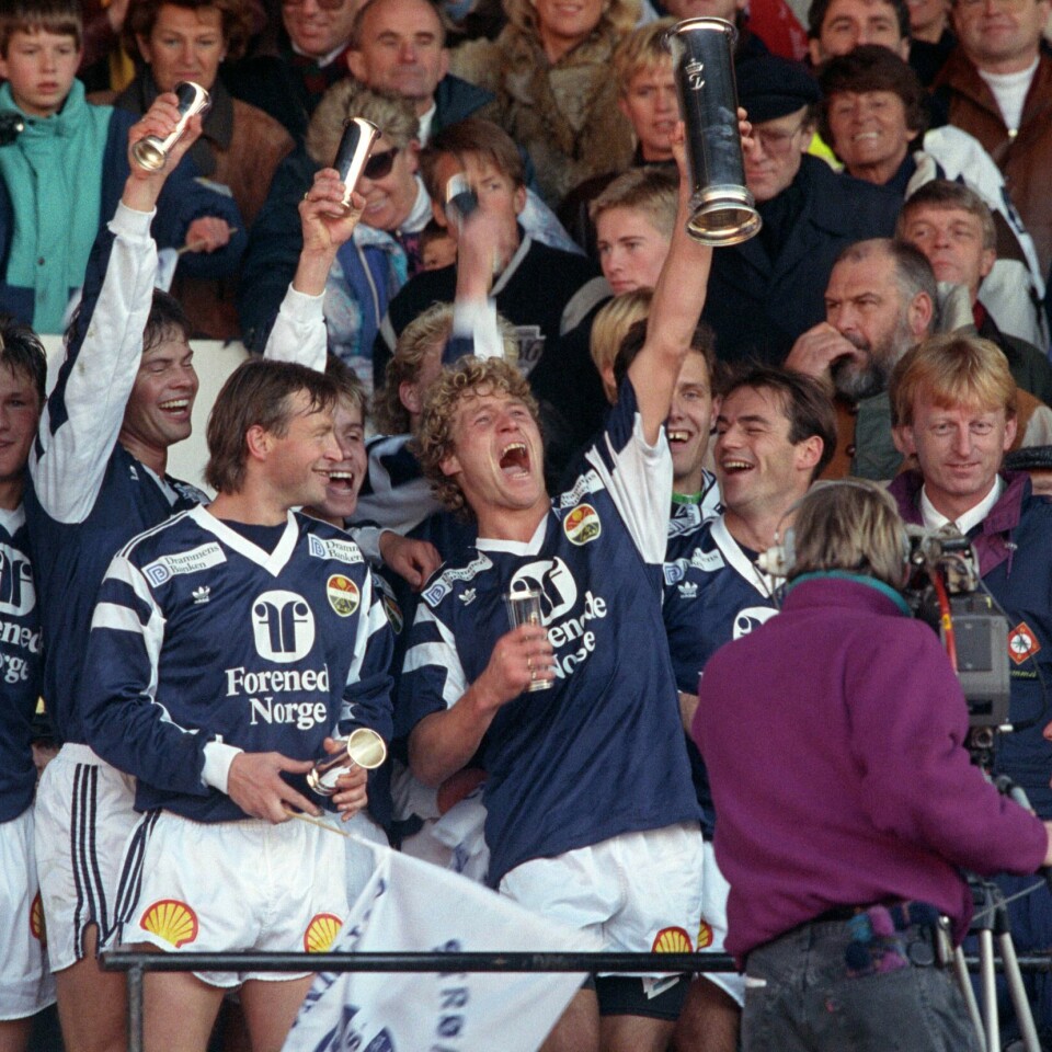 1991: Strømsgodset vant cupfinalen mot Rosenborg i 1991. Søndag møtes lagene igjen.