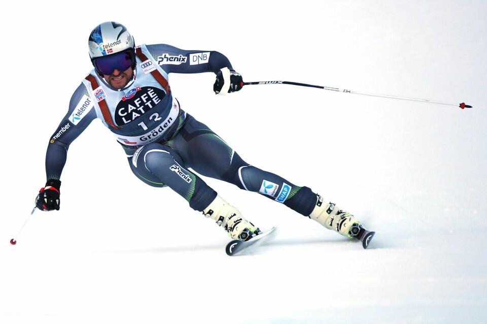 VANT: Aksel Lund Svindal ble best av alle. Nordmannen vant super-G-rennet i Italia.