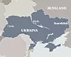 Bildet viser et kart over Ukraina.