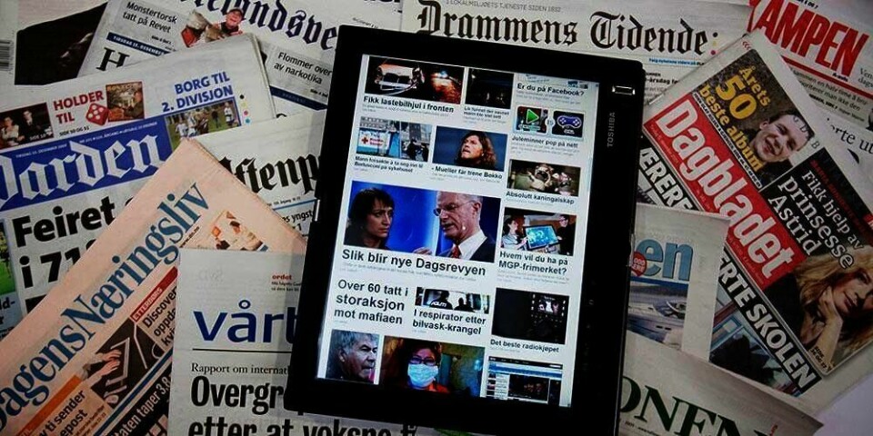 ØKER MEST: Nettavisene er blitt mer populære enn papiravisene. Det viser tall fra norsk mediebarometer.