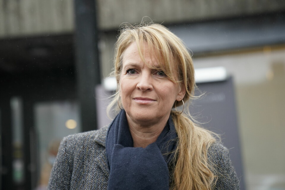 OMIKRON: Line Vold fra FHI sier langt færre med varianten omikron blir innlagt på sykehus. Avdelingsdirektør Line Vold ved FHI betegner dagens smittesituasjon som svært alvorlig. Foto: Torstein Bøe / NTB