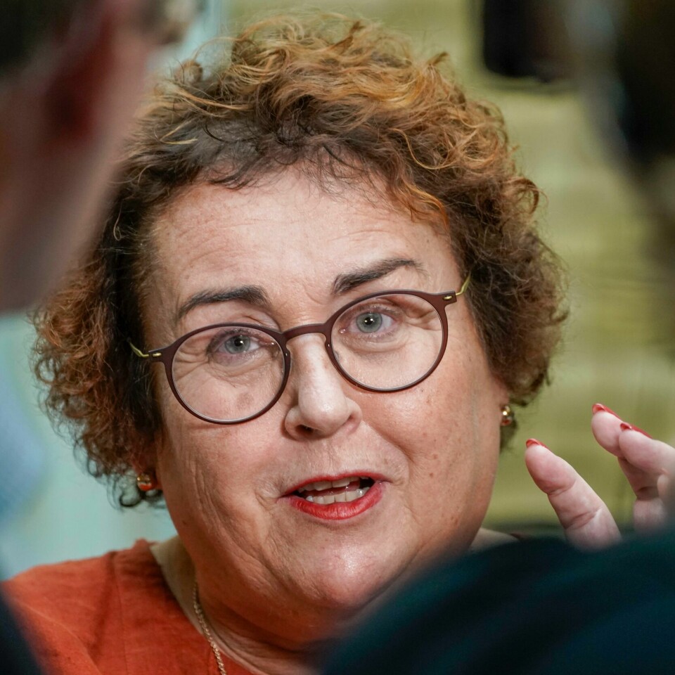 ÅPNE: Norge må gjøre seg klar til å ta imot minst 20.000 flyktninger fra Ukraina. Det mener leder Olaug Bollestad i Kristelig Folkeparti ( KrF). Foto: Terje Pedersen / NTB Foto: Terje Pedersen / NTB