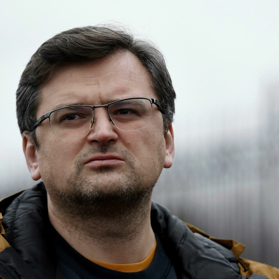 UKRAINA: Dmytro Kuleba er utenriksminister i Ukraina. Han er i Tyrkia for å møte sin russiske motpart Sergej Lavrov. Bildet viser den ukrainske utenriksministeren Dmytro Kuleba. Foto: Olivier Douliery / Pool Photo via AP / NTB