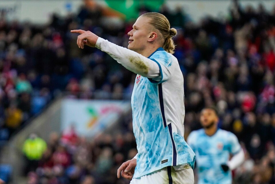 GOD: Erling Braut Haaland er en av verdens beste spillere. Det er mange som er spente på hvor han vil spille neste år. Erling Braut Haaland dominerte for Norge mot Armenia og scoret to ganger i tirsdagens landskamp.Foto: Håkon Mosvold Larsen / NTB