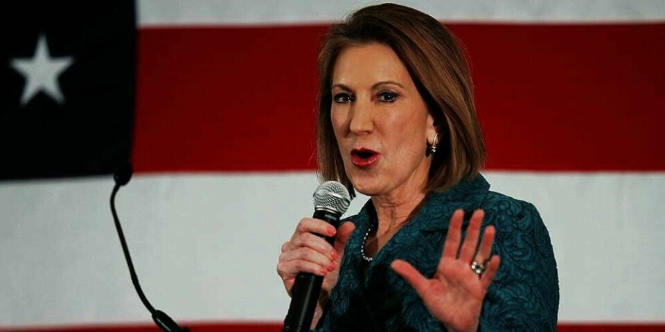 MEKTIG:  Carly Fiorina har lyst til å bli USAs neste president. Hun har lite erfaring fra politikk, men var toppsjef i et stort IT-selskap.