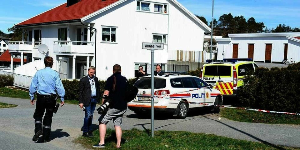 DREPT: En 19-åring ble drept onsdag i denne boligen på Ime i Mandal. En skolekamerat innrømmer drapet.