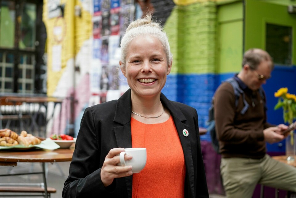POLITIKK: Kirsti Bergstø er leder i Sosialistisk Venstreparti. Bildet viser SV-leder Kirsti Bergstø. Foto: Amanda Pedersen Giske / NTB