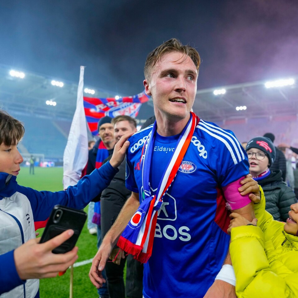 TIL EUROPA: Vålerenga sikret seg plass i den europeiske Eliteserien. Det ble klart onsdag. Bildet viser Vålerengas Christian Borchgrevink.Foto: Beate Oma Dahle / NTB
