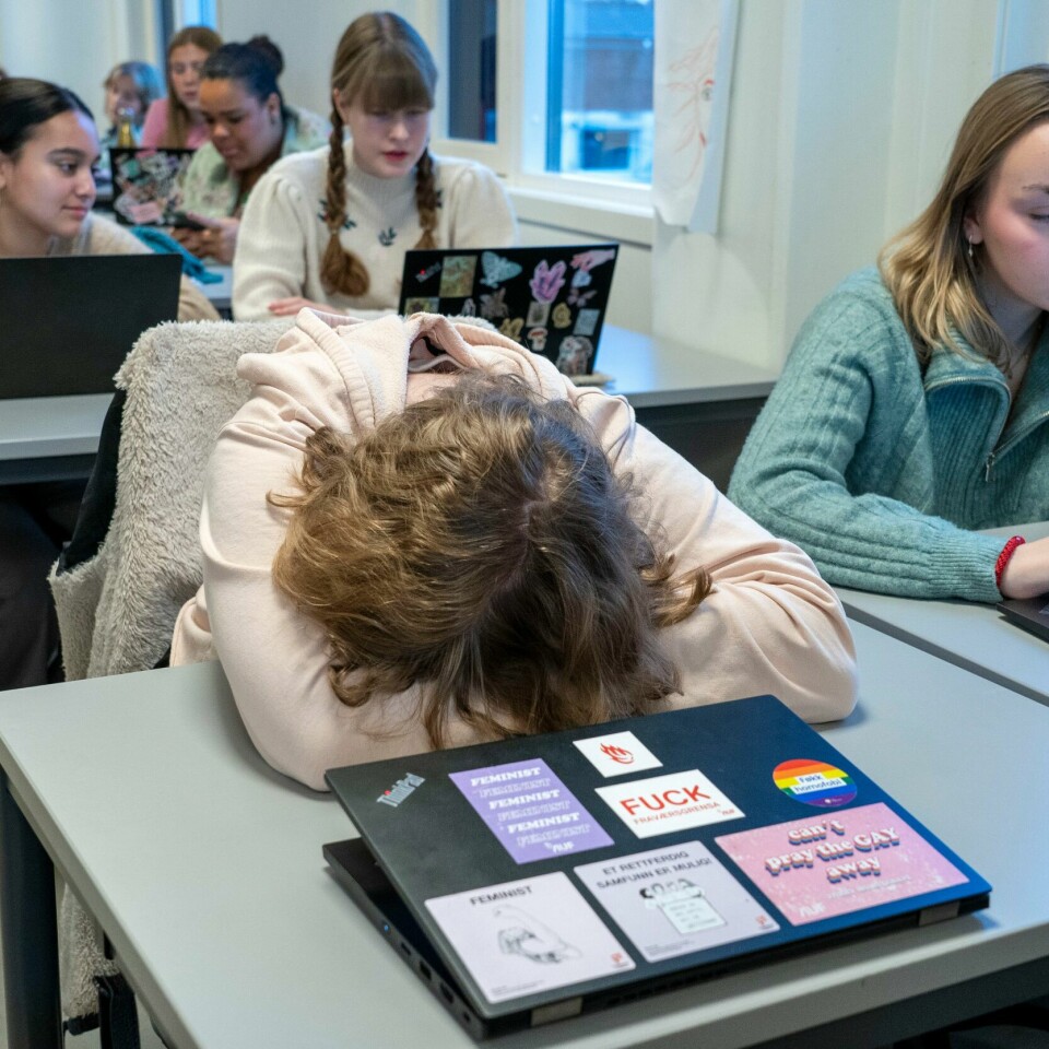 FRAVÆR: Skolefraværet fortsetter å øke, viser nye tall. Illustrasjonsfoto. Læringsmiljøet har blitt dårligere enn for fem år siden ved fire av fem norske grunnskoler, ifølge en analyse av Utdanningsdirektoratet. Illustrasjonsfoto: Gorm Kallestad / NTB