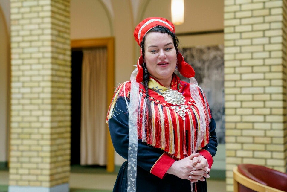 BEKLAGELSE: Sametingspresident Silje Karine Muotka synes det er synd at Frp ikke vil beklage til samer. Sametingspresident Silje Karine Muotka sier Sametinget har opprettet krisestab. Foto: Stian Lysberg Solum / NTB