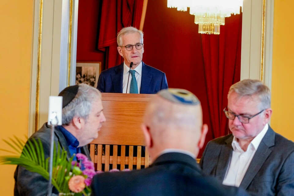 REGJERINGEN: Statsminister Jonas Gahr Støre la frem en ny handlingsplan mot antisemittisme. Statsminister Jonas Gahr Støre la mandag fram en ny handlingsplan mot antisemittisme. Foto: Heiko Junge / NTB
