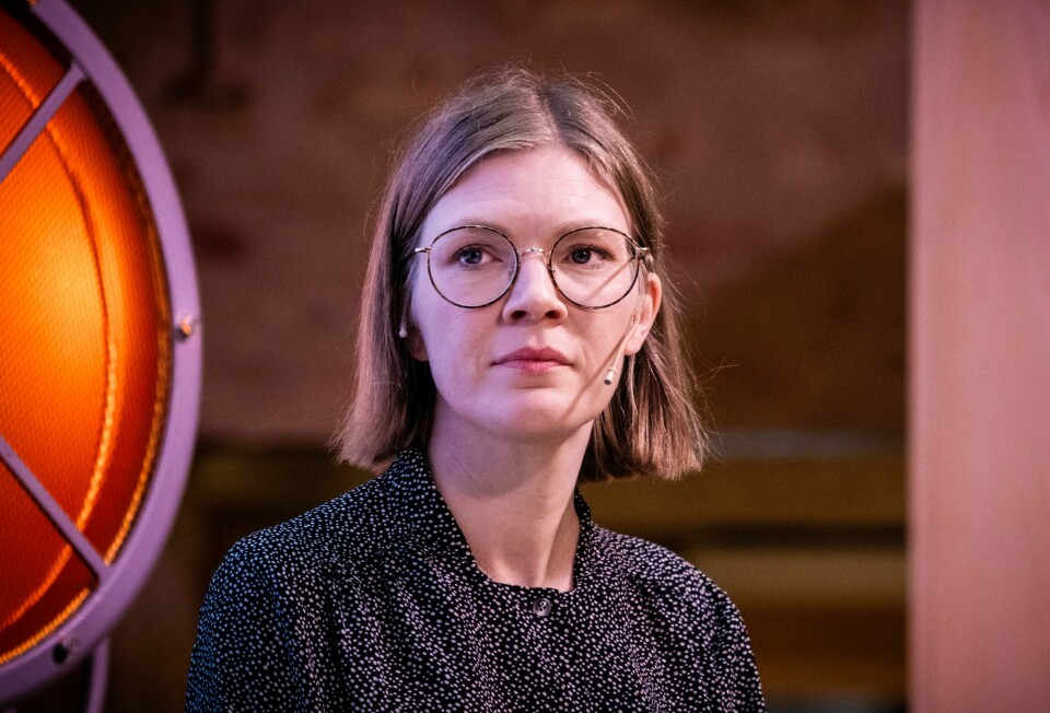 RØDT: Marie Sneve Martinussen er leder i partiet Rødt. Bildet viser Rødt-leder Marie Sneve Martinussen.Foto: Ole Berg-Rusten / NTB