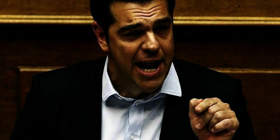 NEI: : Den greske statsministeren Alexis Tsipras og den greske regjeringen betalte ikke det første av det de skylder tirsdag. Dermed er situasjonen enda mer dramatisk for landet.