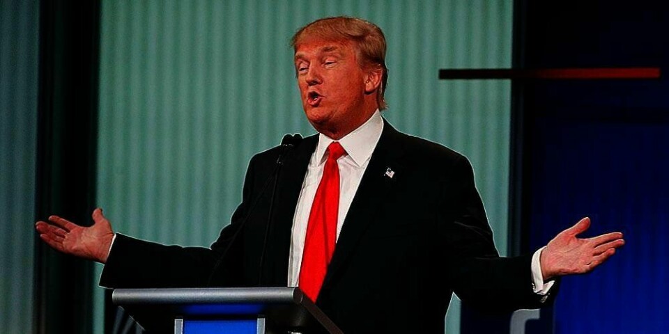 DEBATT:  Donald Trump deltok i debatten om Republikanernes kandidat til president natt til fredag. Han sier han kan komme til å stille som kandidat uavhengig av partiet.