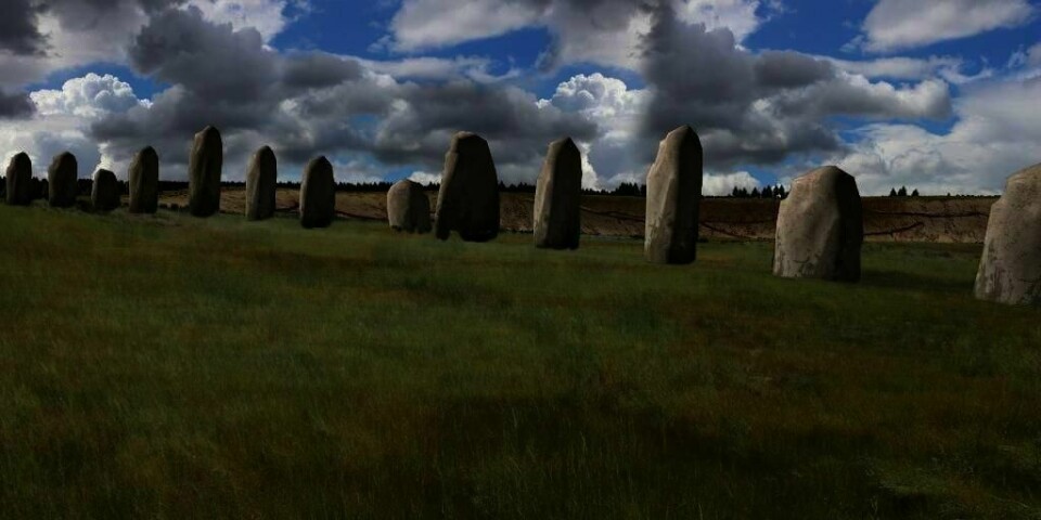 Nytt funn: Forskere har funnet spor etter 90 underjordiske stener. De har funnet dem i et monument nær Stonehenge.