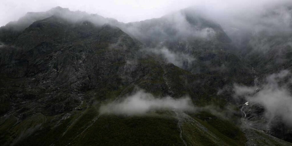 Kan rase: Mange frykter at fjellet Mannen skal rase.