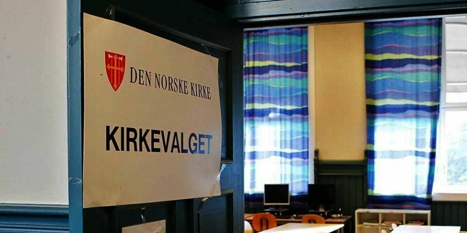 STEMTE: Mange flere enn normalt stemte i kirkevalget. I Oslo var det dobbelt så mange som i forrige valg. En ny liste vil at homofile skal få gifte seg i kirken.