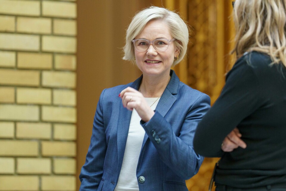 MEDISIN: Helseminister Ingvild Kjerkol sier hun er fornøyd. En medisin for cystisk fibrose har blitt godkjent i Norge. Bildet viser helseminister Ingvild Kjerkol. Hun sier hun er fornøyd. En medisin for cystisk fibrose har blitt godkjent i Norge.