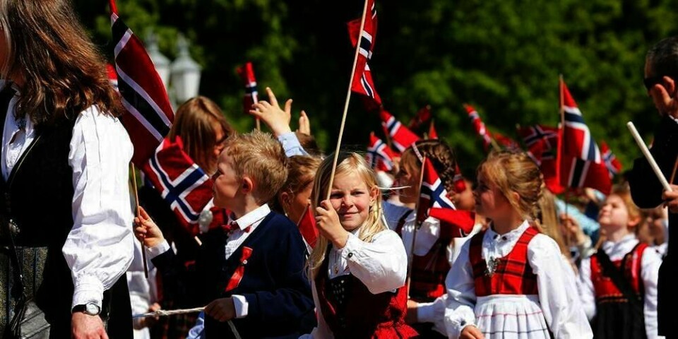 FEIRING: Gratulerer med dagen! I dag ferier vi Norges nasjonaldag. Her er barnetoget i Oslo i 2014.