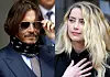 Bildet viser de amerikanske skuespillerne Johnny Depp og Amber Heard. Johnny Depp saksøker Amber Heard for ærekrenkelse. Rettssaken pågår nå.