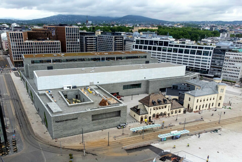 PRIS: Det nye Nasjonalmuseet får en billettpris på 180 kroner for voksne. Det nye norske Nasjonalmuseet er Nordens største kulturbygg. Foto: Cornelius Poppe / Gorm Kallestad / NTB.
