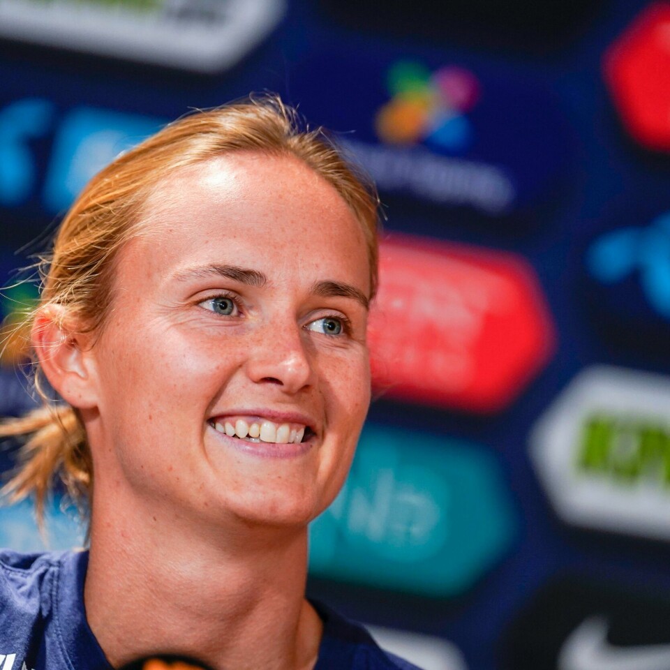 FOTBALL: Caroline Graham Hansen kom på 4.-plass på ESPNs liste over verdens beste kvinnelige fotballspillere. Caroline Graham Hansen kunne forsikre om at skaden hun pådro seg i mesterligafinalen ikke vil hemme henne under EM i England. Foto: Håkon Mosvold Larsen / NTB