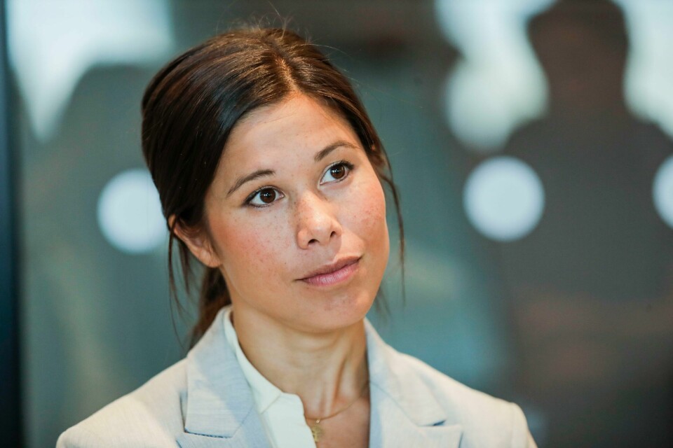 HØY RENTE: Lan Marie Berg mener det er regjeringen sin feil at renta blir høyere så raskt.