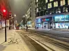 Bildet viser trafikk i Oslo.