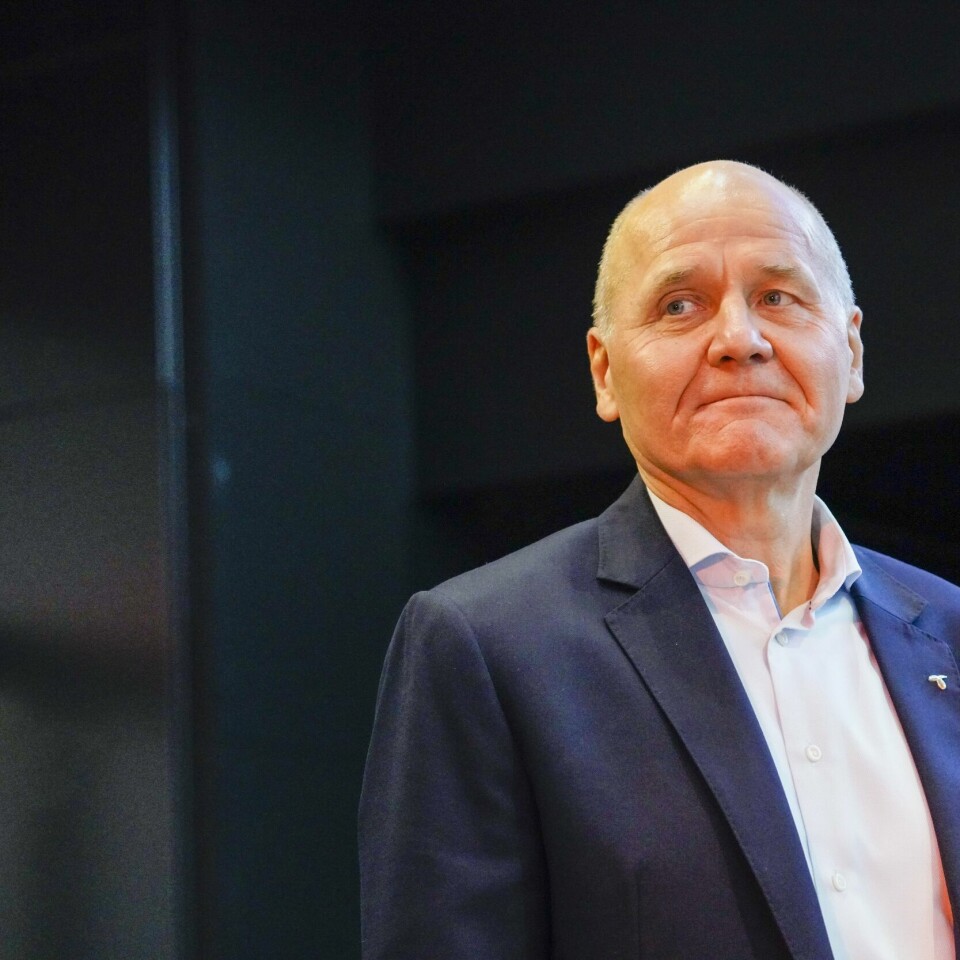 ADVARER: Sigve Brekke i Telenor advarer mot nye metoder fra svindlere. Administrerende direktør i Telenor Sigve Brekke sier teleselskapet i fjor stanset over 250 millioner svindelforsøk globalt. Foto: Ole Berg-Rusten / NTB