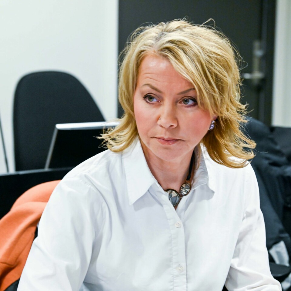 RETTSSAK: Aktor Benedikte Høgseth før rettssaken mot vaktsjefen om bord på fregatten KNM Helge Ingstad startet 16. januar. Bildet viser aktor Benedikte Høgseth da rettssaken mot den tiltalte vaktsjefen på KNM Helge Ingstad startet i Hordaland tingrett mandag.