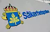 Bildet viser logoen til Säkerhetspolisen. Foto: Janerik Henriksson/TT / NTB
