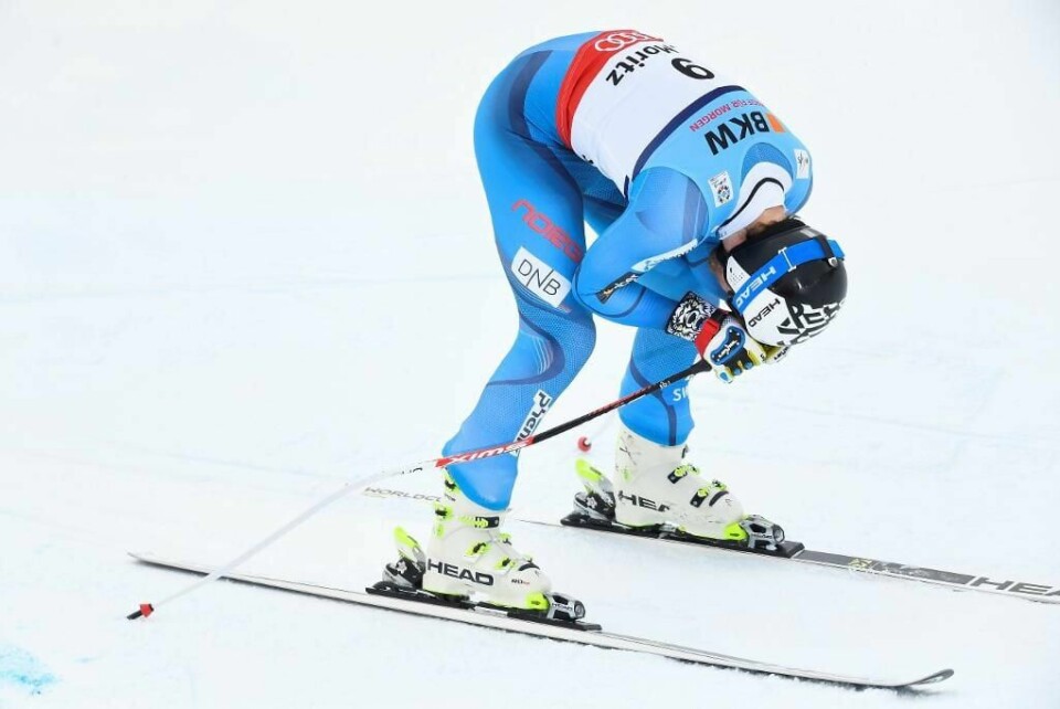 SUPER-G: Kjetil Jansrud trodde han hadde vunnet verdensmesterskapet. Men så kom det en annen som kjørte raskere.