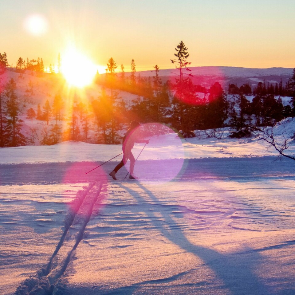 TUR: De neste par dagene er det gode muligheter for å få seg en fin skitur, sier Martin Granerød. De neste par dagene er det gode muligheter for å få seg en fin skitur, ifølge vakthavende meteorolog, Martin Granerød.Foto: Gorm Kallestad / NTB