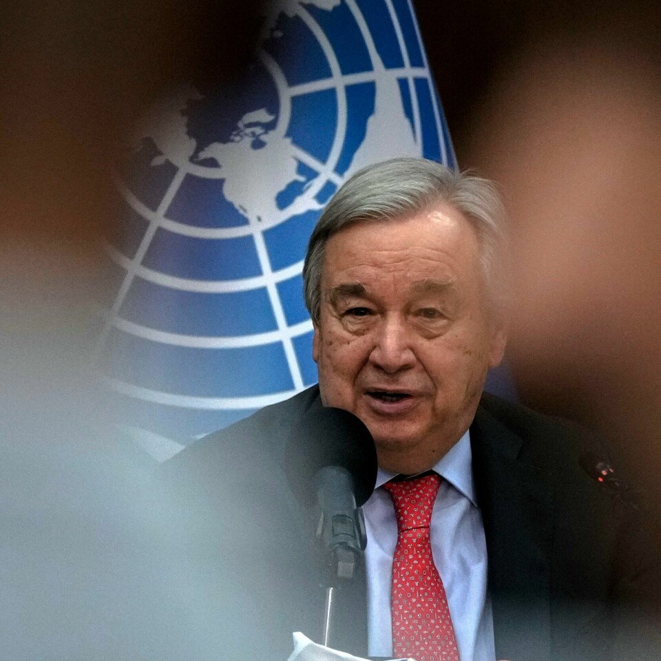 RETTIGHETER: FN-sjef António Guterres er bekymret for utviklingen av kvinners rettigheter enkelte steder i verden. FN-sjef António Guterres er bekymret for utviklingen av kvinners rettigheter enkelte steder i verden. Foto: Hadi Mizban / AP / NTB