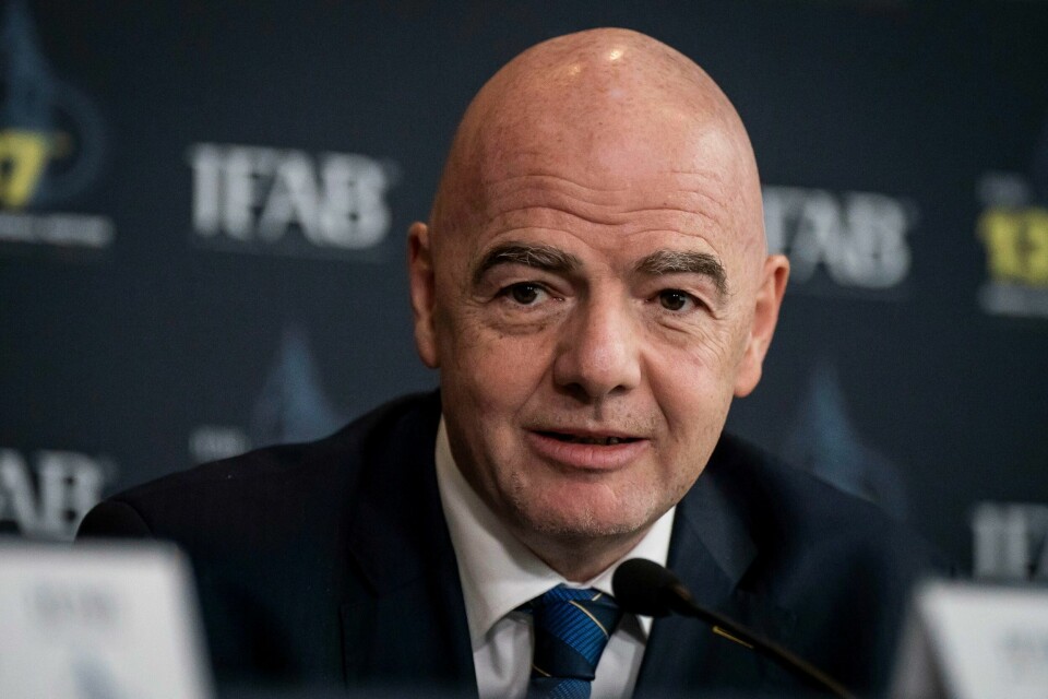 Gianni Infantino ble formelt gjenvalgt som Fifa-president på torsdagens kongress i Rwanda. Foto: Aaron Chown / PA / AP / NTB Gianni Infantino er fortsatt under etterforskning i Sveits. Foto: Aaron Chown/PA via AP / NTB