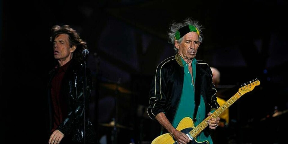FESTIVAL: Mick Jagger (til venstre), Keith Richards (til høyre) og resten av Rolling Stones er klare for Roskilde-festivalen. Den åpnet i dag (torsdag).