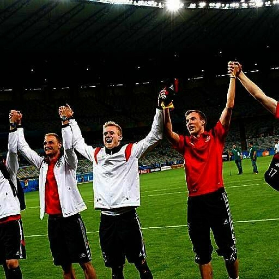 FAVORITT:  Tyskland vant 7-1 over Brasil i semifinalen. Nå tror mange de kommer til å vinne over Argentina i finalen. Men det kan være farlig å være favoritt.