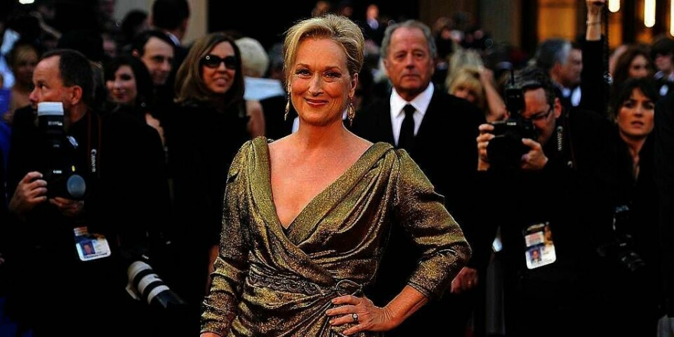 LÆRER: Meryl Streep vil ikke late som. Hun vil lære seg å spille gitar på ordentlig til en rolle.