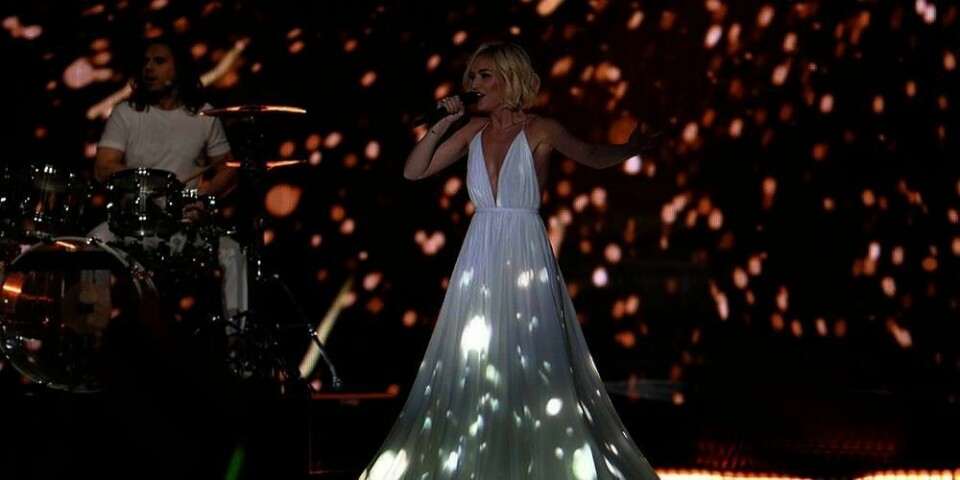 RUSSLAND: Polina Gagarina skal synge for Russland under finalen i Melodi Grand Prix. Det kan gjøre at folk i salen piper når hun skal synge.