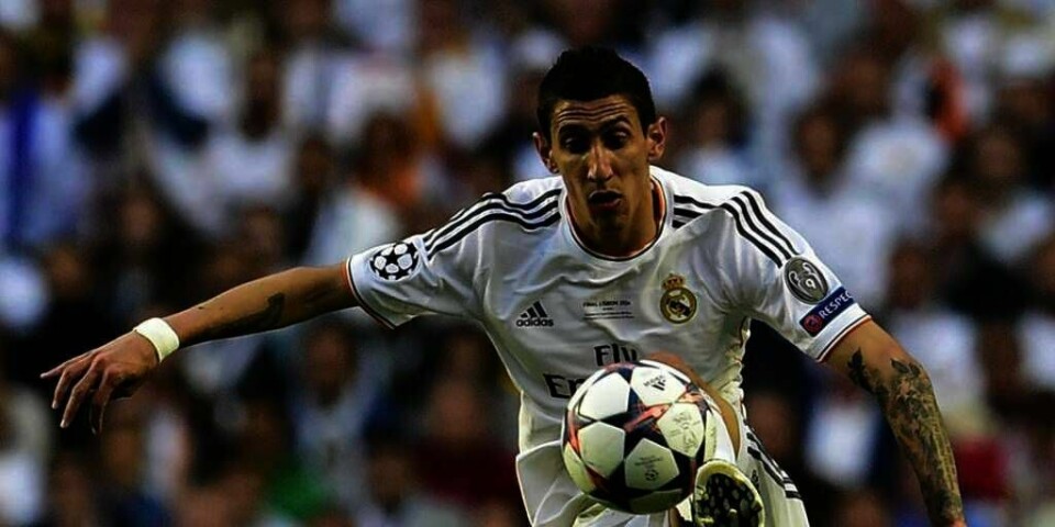 DYR: Den britiske fotballklubben Manchester United måtte virkelig åpne lommeboka for å kjøpe spilleren Ángel Di María. De betalte 611 millioner kroner.