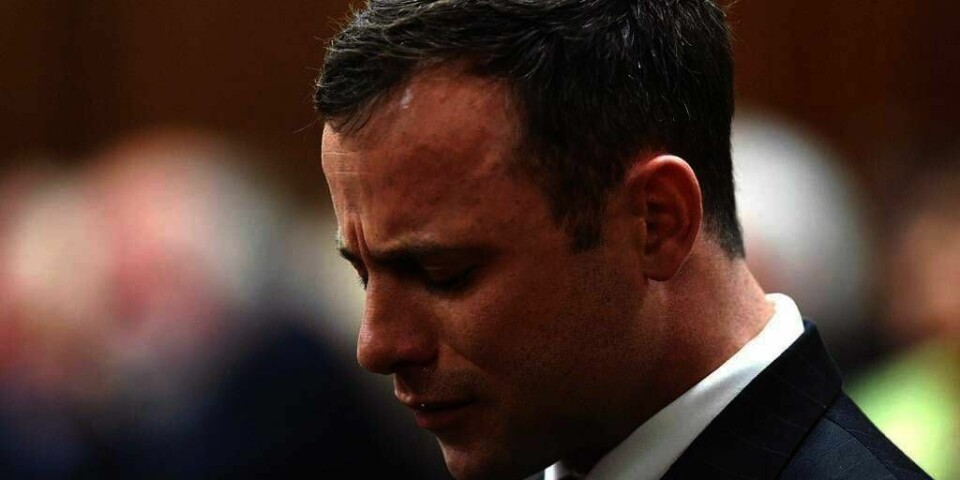 TRIST:Idrettsstjernen Oscar Pistorius er ikke skyldig i å ha drept kjæresten sin med vilje. Eller for å ha planlagt det.