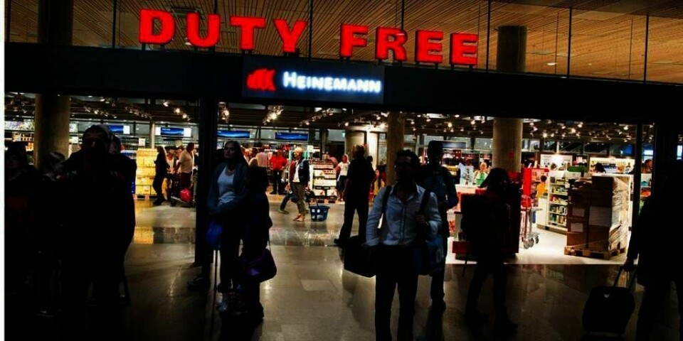 STREIK:  Fra midnatt blir det streik i taxfree-butikkene på Gardermoen, Flesland, Sola, Torp og Værnes.