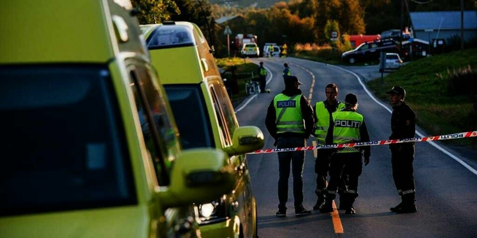 DØDE: Tre døde i en eksplosjon på Geilo i Buskerud onsdag. De jobbet med å lage en undergang under en toglinje. Sprengstoff skal ha eksplodert ved et uhell.